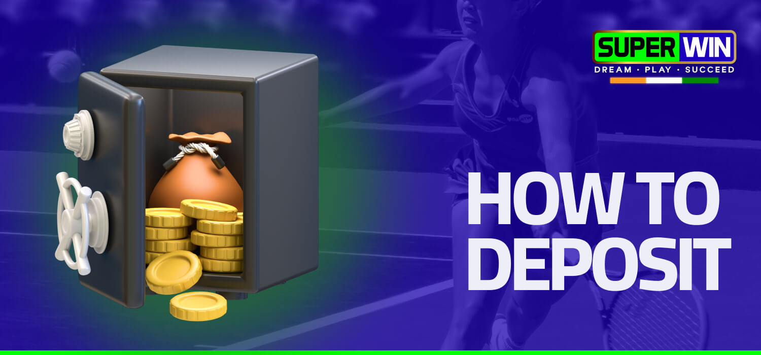 how to deposit tennis