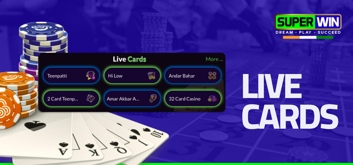 live cards casino